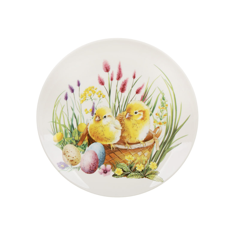 Тарілка (6шт) порцелянова D19см Easter Melody