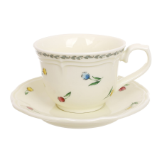 Чашка (4шт) з блюдцем порцелянові 250мл Vintage Tulip