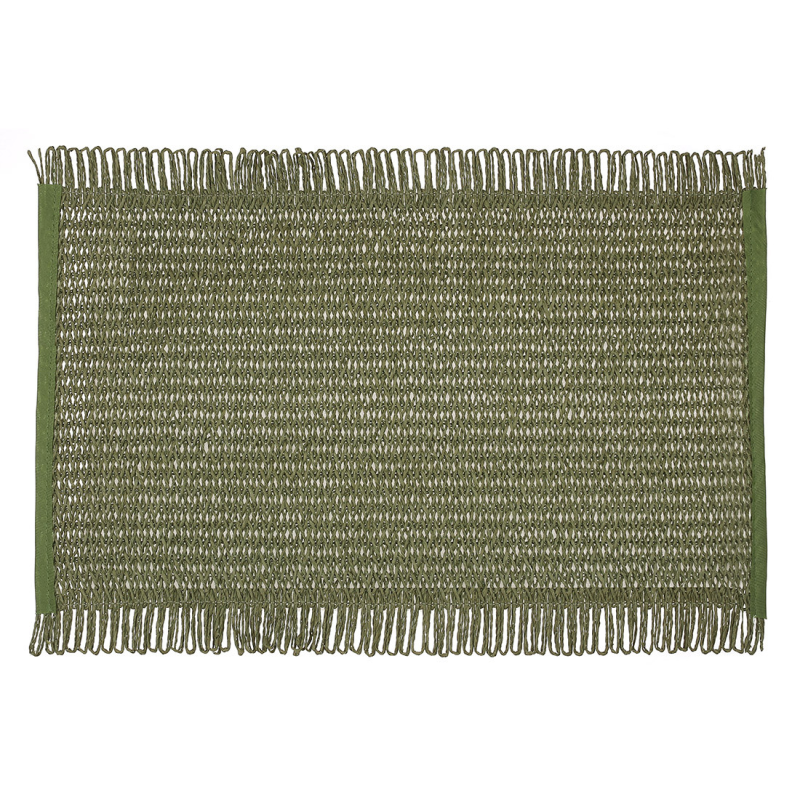 Набір (12 шт.) серветка сервірувальна (плейсмат) 30*45см з окантовкою Rustic Olive Набір (12 шт.) серветка сервірувальна (плейсмат) 30*45см з окантовкою Rustic Olive