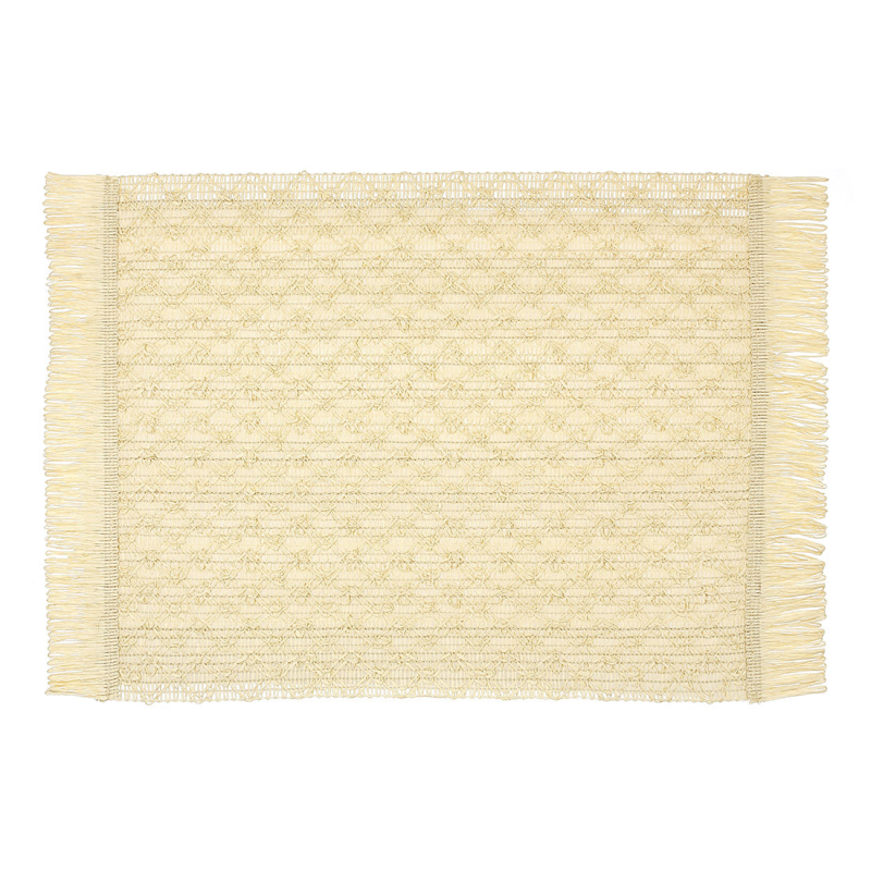 Набір (12 шт.) серветка сервірувальна (плейсмат) 30*45см Natural Weave, колір - бежевий Набір (12 шт.) серветка сервірувальна (плейсмат) 30*45см Natural Weave, колір - бежевий