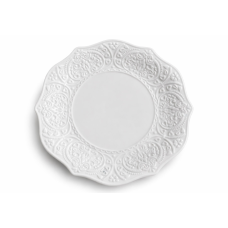 Тарілка (4шт) порцелянова D21.5*2.4см Dentelle Blanche