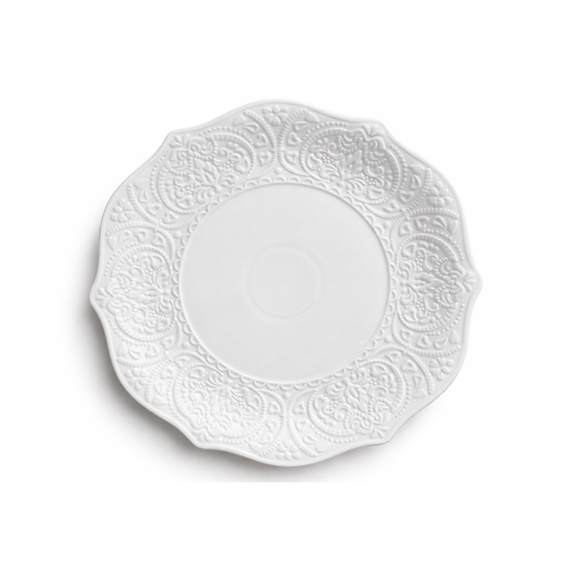 Тарілка (2шт) порцелянова D27.5*2.5см Dentelle Blanche Тарілка (2шт) порцелянова D27.5*2.5см Dentelle Blanche