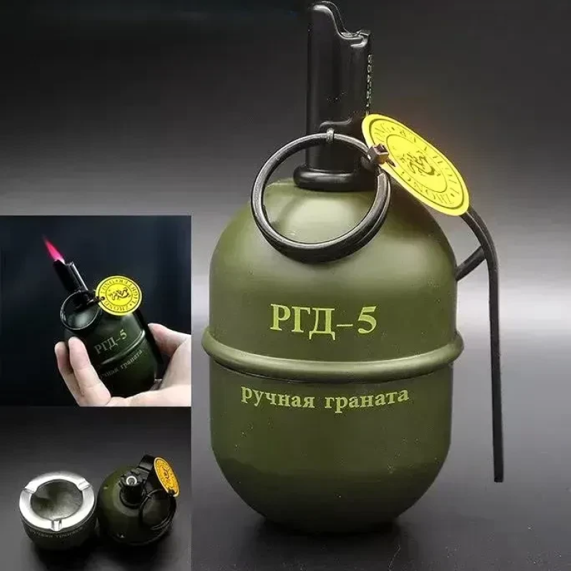 Газова запальничка «РГД-5» + попільничка — оригінальний сувенір 2 в 1 Газова запальничка «РГД-5» + попільничка — оригінальний сувенір 2 в 1