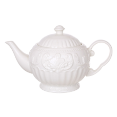 Чайник порцеляновий 900мл, колекція Elegance White