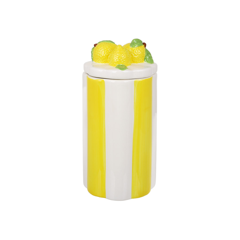 Банка керамічна 10*10*21см Lemon Банка керамічна 10*10*21см Lemon