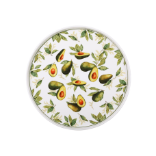 Тарілка (6 шт) порцелянова 25*2см Avocado Garden