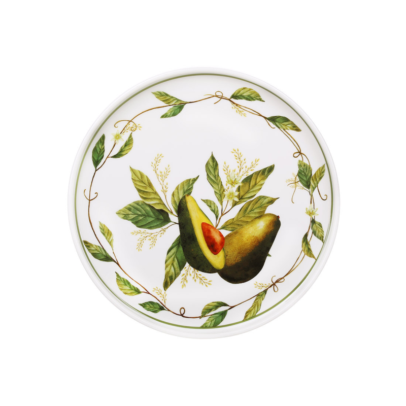 Тарілка (6 шт) порцелянова D20*1.8см Avocado Garden Тарілка (6 шт) порцелянова D20*1.8см Avocado Garden