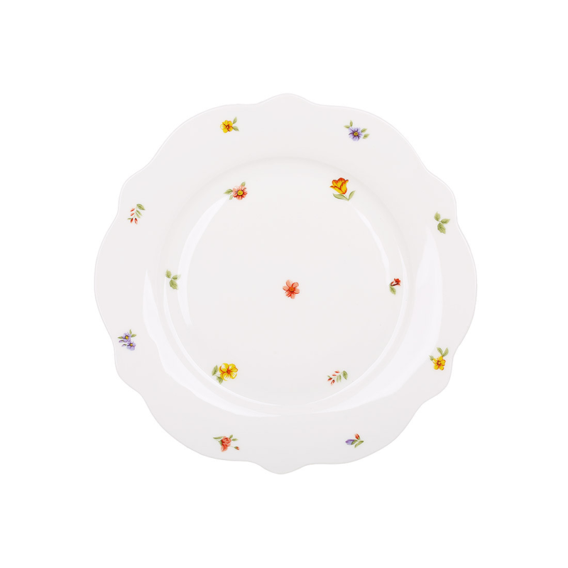 Тарілка (4 шт) порцелянова D19.5*1.6см, колекція Cottage Garden Тарілка (4 шт) порцелянова D19.5*1.6см, колекція Cottage Garden