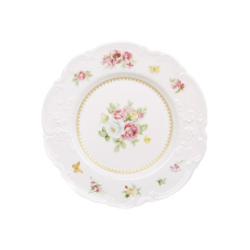 Тарілка (4 шт) порцелянова D20*2.3см Chateau Roses Collection
