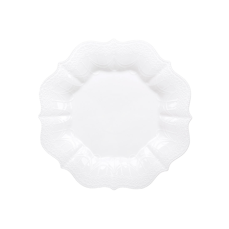 Тарілка (2 шт) порцелянова D27.8*2.1см, колекція Fleur Blanche