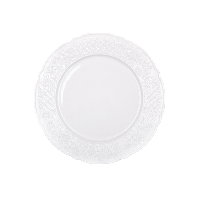 Тарілка (6 шт) порцелянова D20.5*2.4см, колекція Lace Garden Тарілка (6 шт) порцелянова D20.5*2.4см, колекція Lace Garden