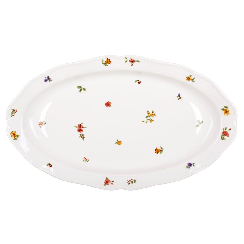 Блюдо (2 шт) порцелянове 35.5*20.5*3.5 см, колекція Cottage Garden Блюдо (2 шт) порцелянове 35.5*20.5*3.5 см, колекція Cottage Garden