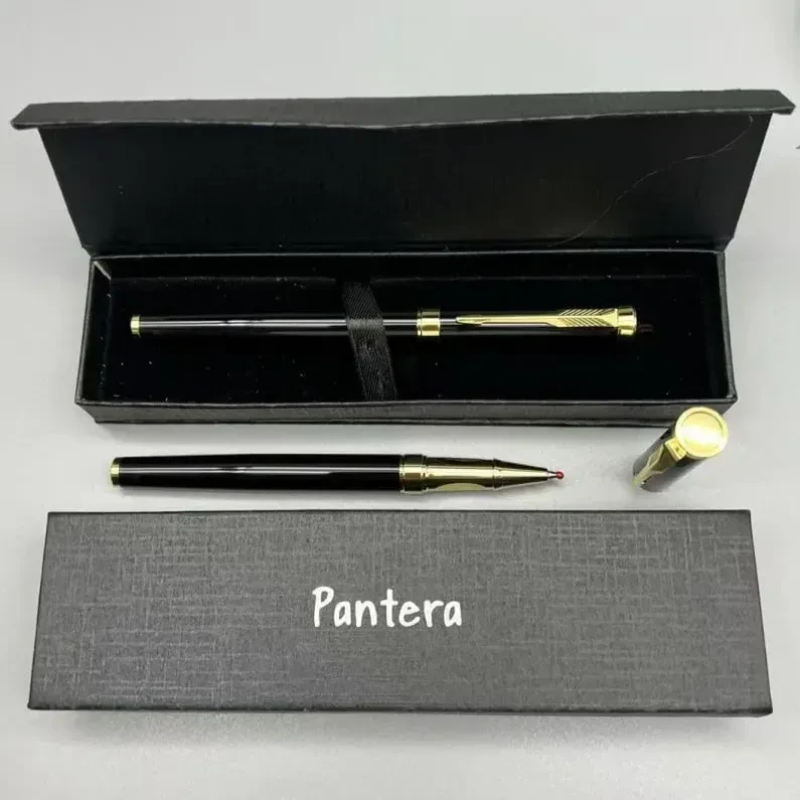 Подарункова ручка Pantera у футлярі (чорно-золота)