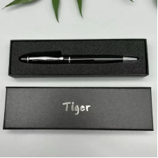 Подарункова ручка Tiger у футлярі (чорно-срібляста)