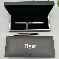 Подарункова ручка Tiger у футлярі (матово-сіра)