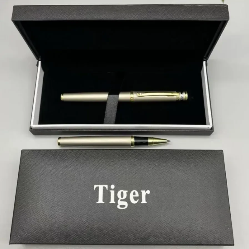 Подарункова ручка Tiger у футлярі (золотисто-срібляста)