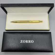 Ручка ZORRO у подарунковій коробці (золотиста)